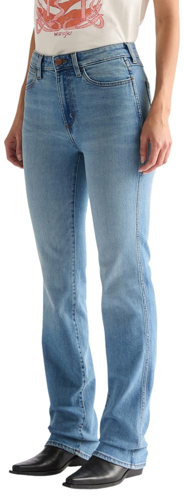 WRANGLER - Jeans Mujer - Corte Recto - Marbled Pebble