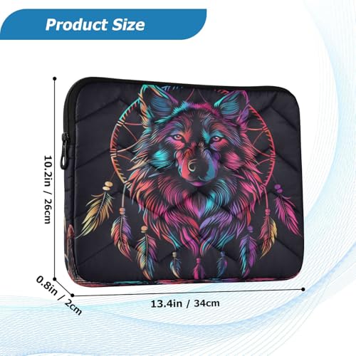 Funda portátil ALAZA Dreamcatcher Wolf 13-14 pulg miniatura 3