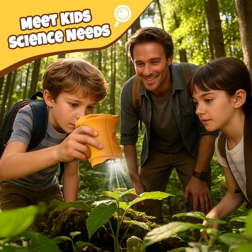 image for GMYGBY Handheld Digital Mini Microscope for Kids: 1000X 4K Portable Po