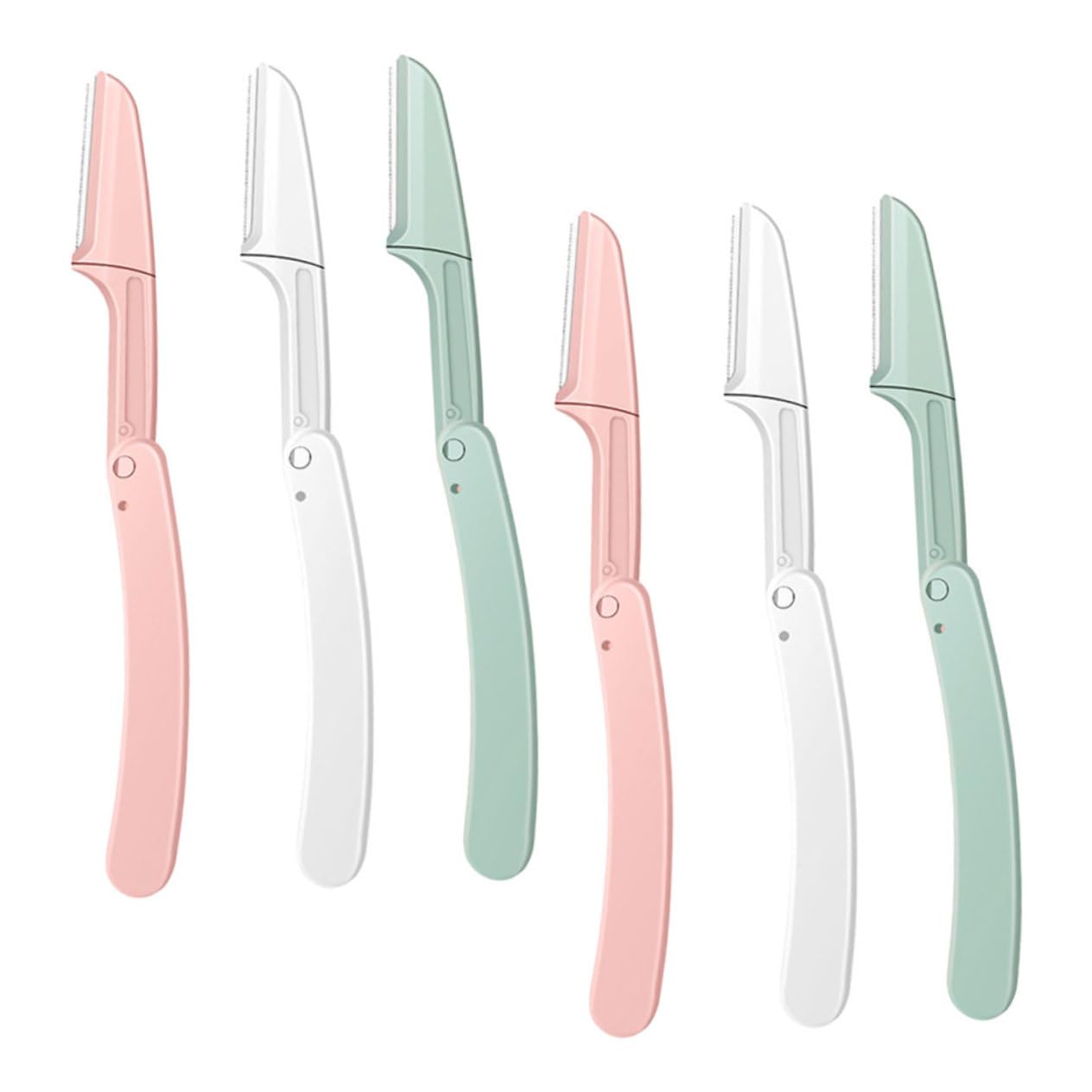 HOLIDYOYO 6Pcs Eyebrow Razors for Women Multi Functional Hair Trimmers Portable Facial Hair Removal Tool Compact Design for Travel and Everyday Use