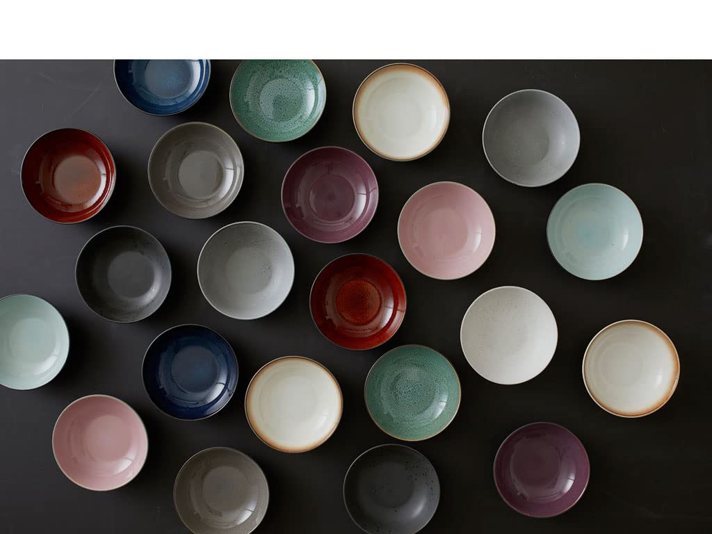 Bitz Pasta Plate 6 Pieces, Crème Grey (6 X, 20 Cm) - Buy At