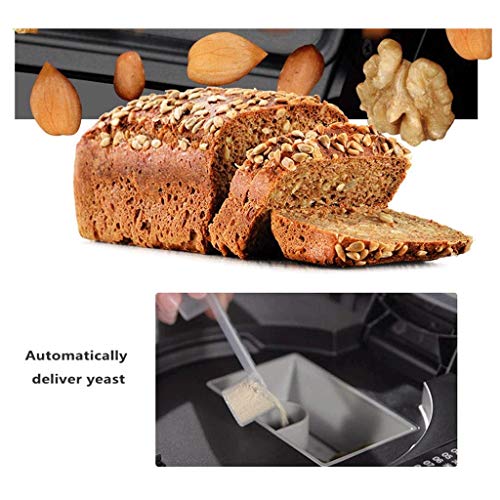 XDQMBJ Brotbackautomaten, automatische intelligente Haus Brotbackautomaten Pasta-Backen integrierte, intelligente… – Bild 8