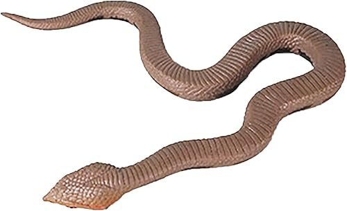 Miniatura 9 de Juguete realista de serpiente falsa de goma, figura de serpiente de Halloween, accesorios de broma de serpiente falsa asusta pájaros, ardillas, boa,