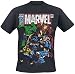 Produktbild Marvel Herren HYB-MT-DSN-1-MRV005-H46-8-L T-Shirt, Schwarz, L