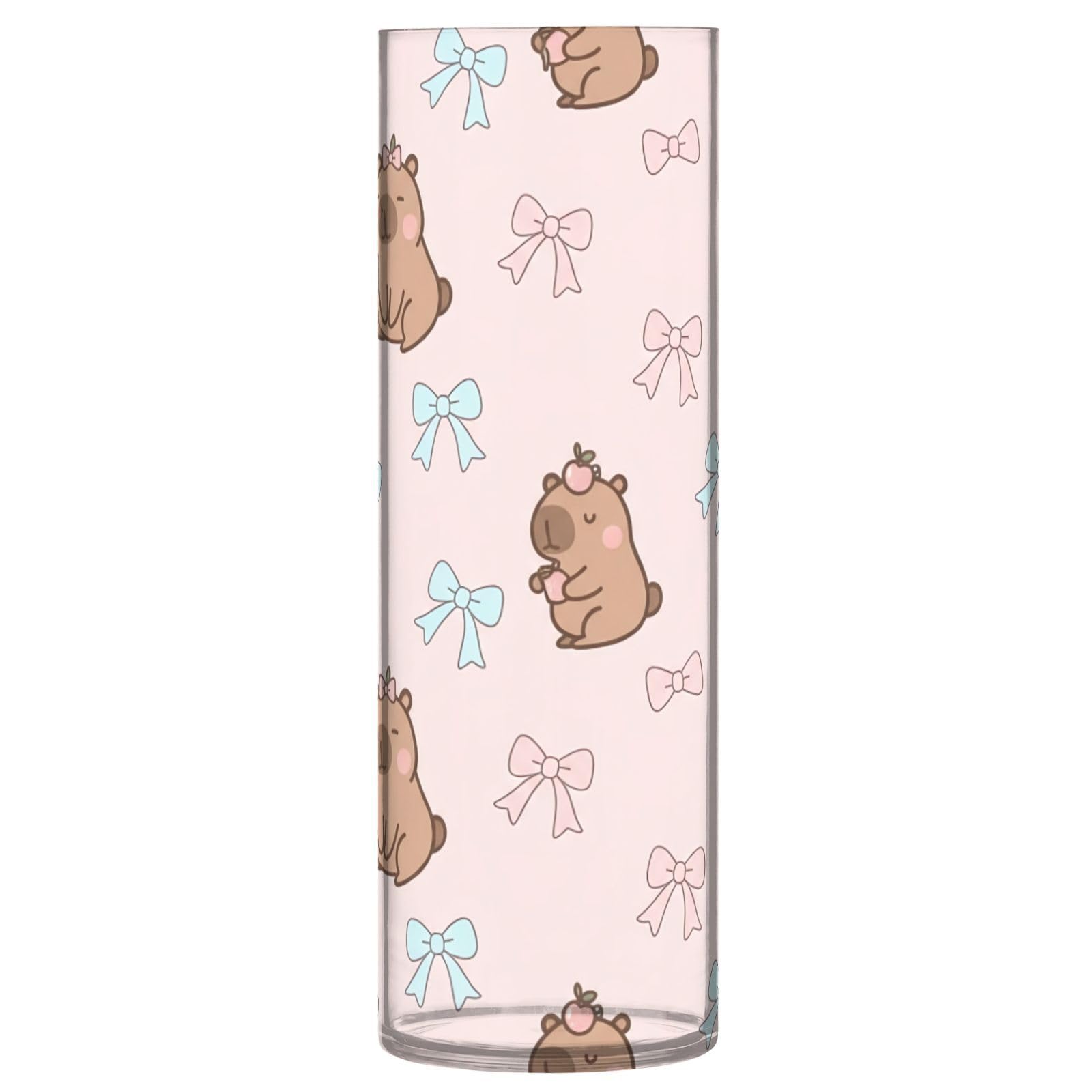 Florero de plástico Capybara anticaídas para decoración segura en cocinas y oficinas