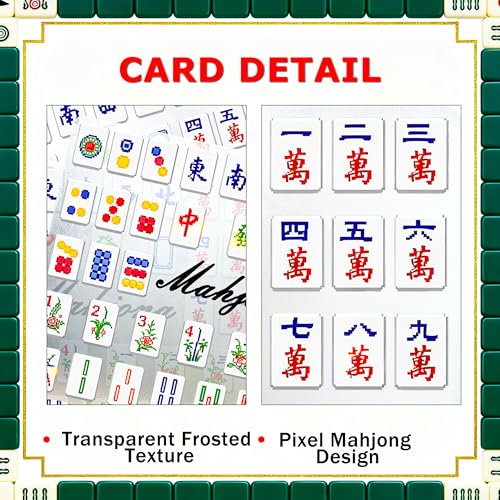 4 piezas barajadoras de fichas Mahjong para mezclar miniatura 3