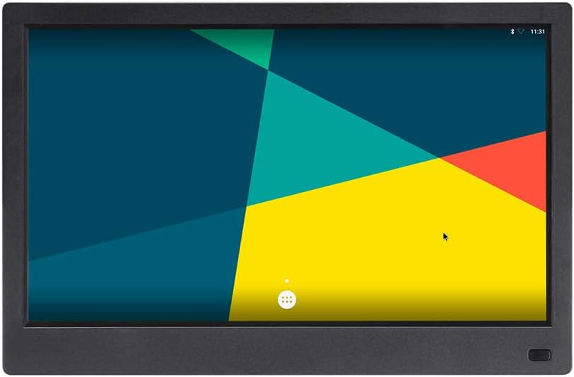 Photo Frame Ips Hard Screen Full View 15Inhd Digital 1920 * 1080 Electronic Photo Album Photo Video Advertising Machine (Black 8G)