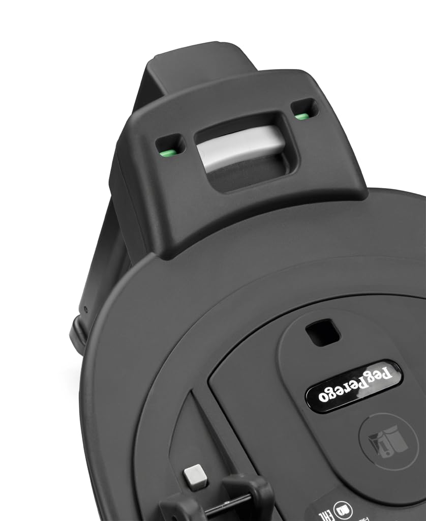 Peg Perego Base Twist, Base Girevole ISOFIX per Seggiolino Auto, Rotazione 360 Gradi, Installazione Facile e Sicura, per Bambini dalla nascita a 105 cm (0-4 anni), 0-18 kg