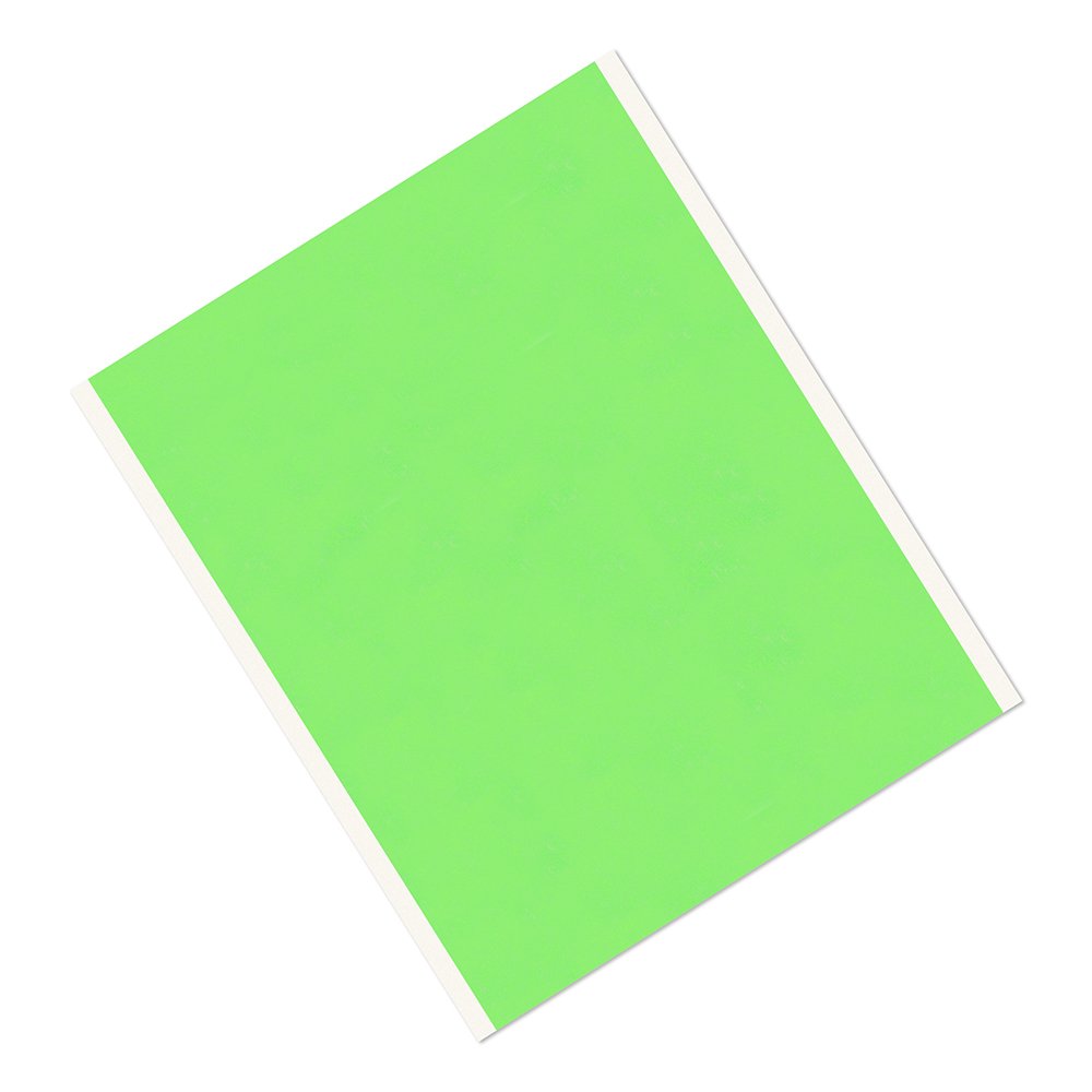 TapeCase 401+ - Nastro coprente ad alte prestazioni, convertito da 3M 401+/233+, rettangoli, 20,3 x 26,7 cm, carta crespa verde, confezione da 25