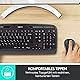 Logitech MK330 Kabelloses Tastatur-Maus-Set, 2.4 GHz Verbindung via USB-Empfänger, 4 programmierbare G-Tasten, 12 bis 24-Monate Batterielaufzeit, PC/Laptop, Deutsches QWERTZ-Layout - Schwarz