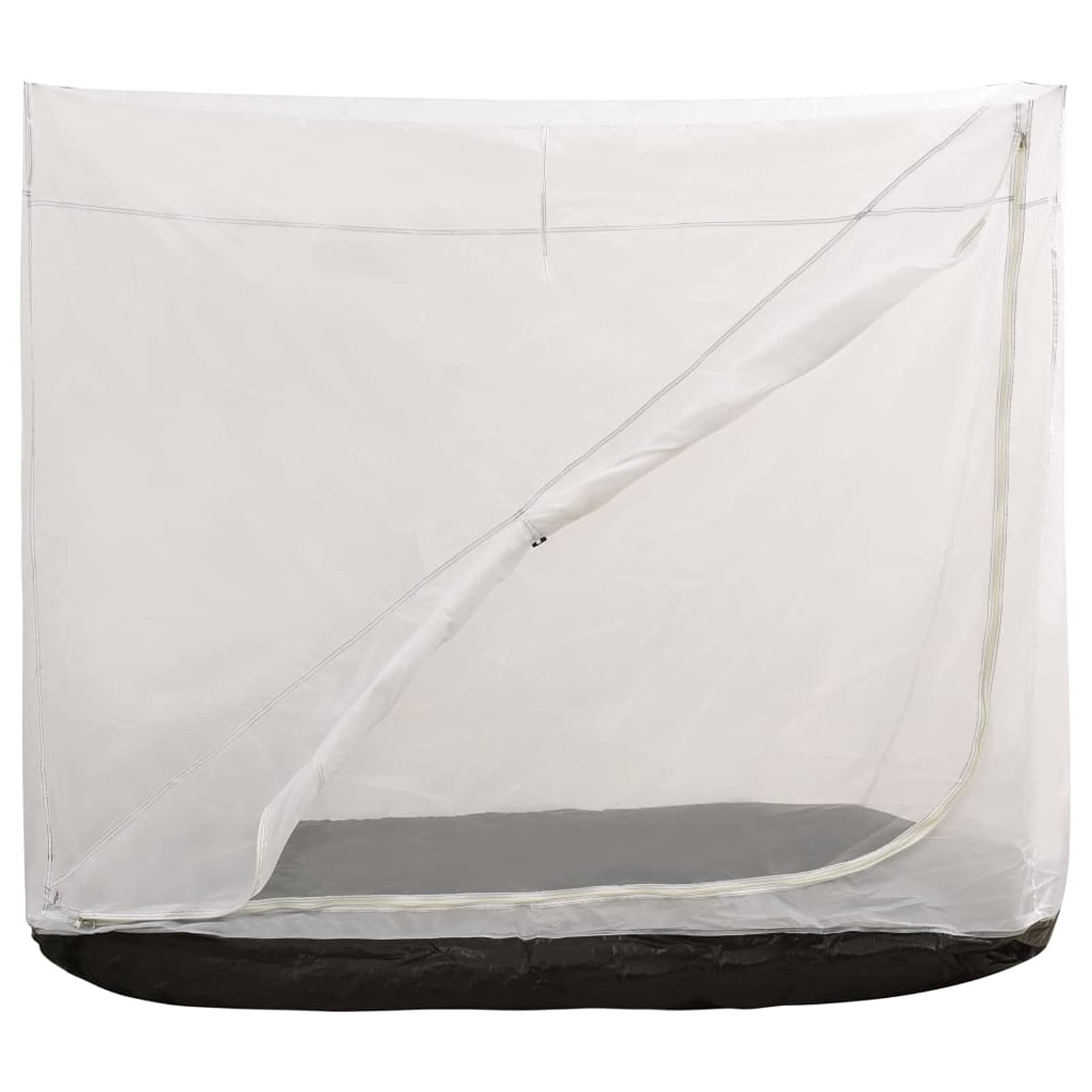 Tidyard Universal Innenzelt für Vorzelt, Camping mit Lüftungsnetz Schlaf Zelt Kabine Schlafkabine Schlafzelt Campingzelt Grau 200x90x175cm