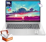 HP 17.3' Touchscreen Laptop 2026, Intel 12-Core Ultra 7 255U (up to 5.2GHz), 16 GB 5600MT/s DDR5, 1 TB PCIe SSD, Anti-Glare Display, Backlit KB, Bluetooth 5.4, Copilot AI, Win 11 Pro, w/Accessories