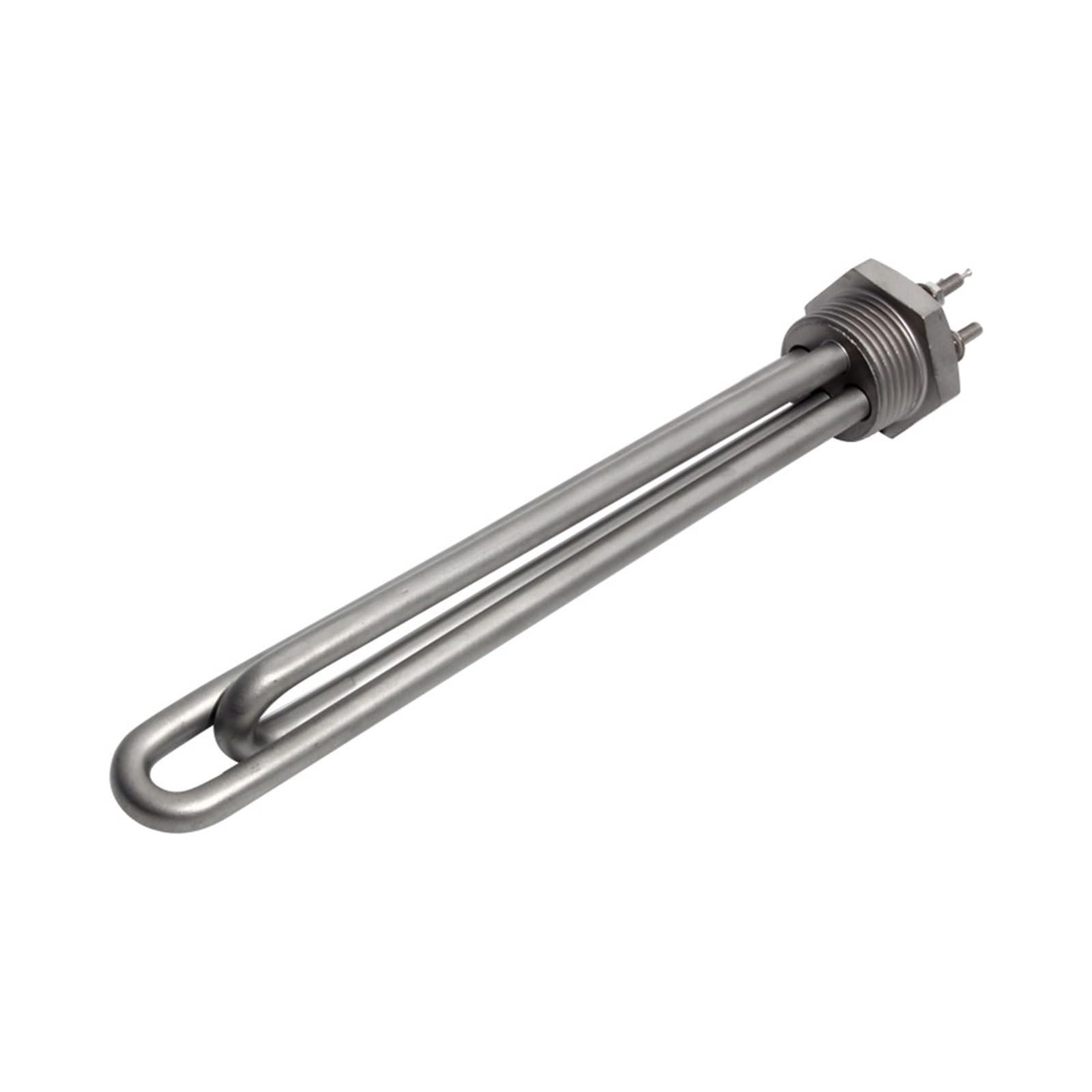 Resistencia para calentador de agua Elemento calefactor tubular Calentador de agua solar 1 pulgada NPT/BSP DC 12V/24V/48V 300W/600W 200mm(BSP,DC 48V-600W 200MM L)