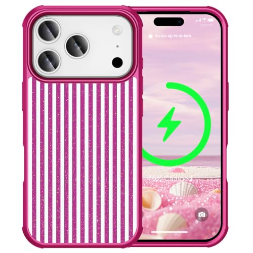 Coque iPhone 17 Pro Max antichoc transparente rigide en polycarbonate souple pour femme