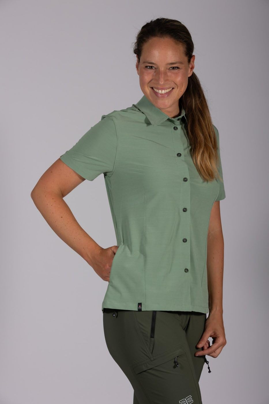 MAUL Vilsalpsee II - 1/2 Bluse elas Petrol