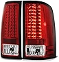 VIPMOTOZ Red Lens Premium LED Tail Light Housing Lamp Assembly For 2007-2013 GMC Sierra 1500 2500HD 3500HD Driver and Passenger Side Replacement