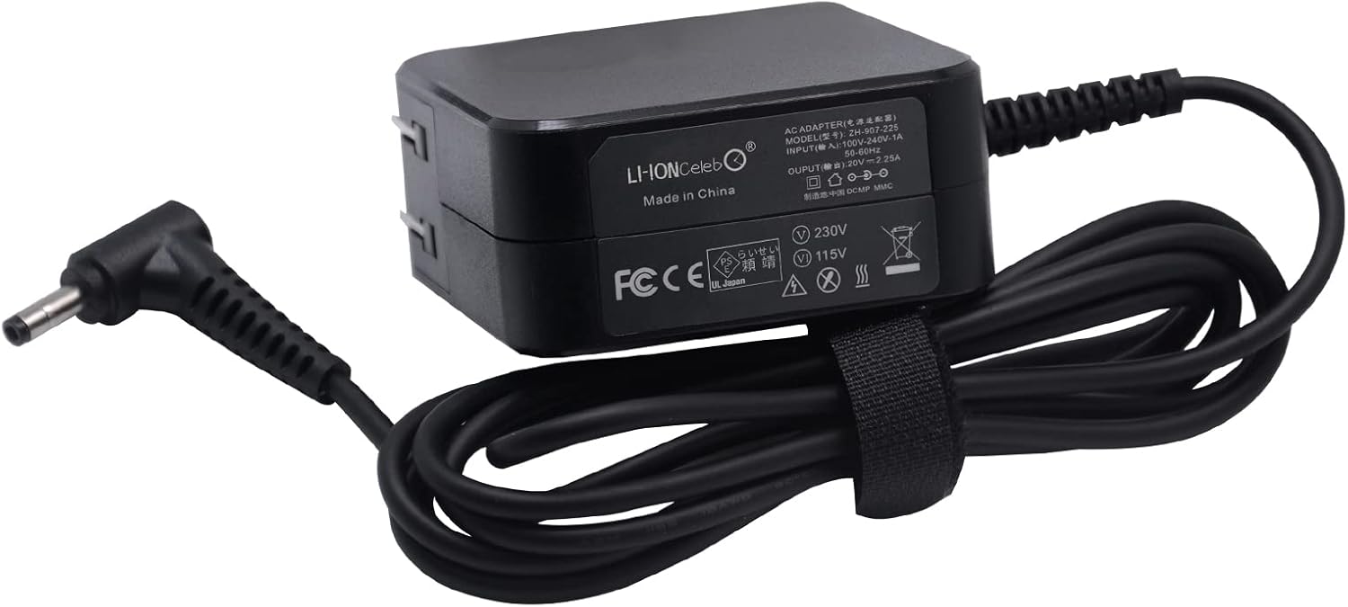 65 W Caricabatterie Portatile 20 V 3.25 A Per Lenovo Ideapad 310 310S 320 330 330S 100S 110 120 120S 130 510S 510 530S S145 S340 B50-50 S145 C340 S340-15API ADL45WCG Connettore: 4,0 X 1,7 Mm