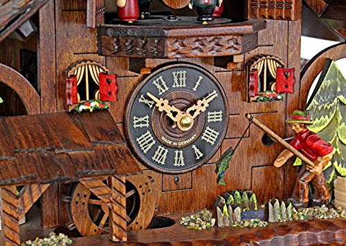 Engstler Quartz Cuckoo Clock - The Successful Fisherman #TOP4