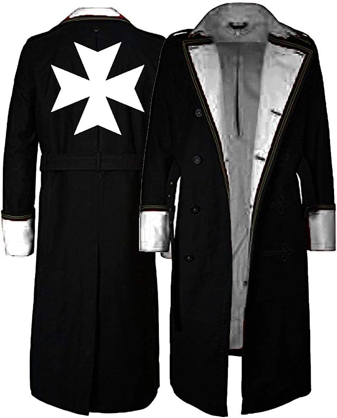 Black Templar 40k Warhammer Winter Coat Cosplay - Halloween