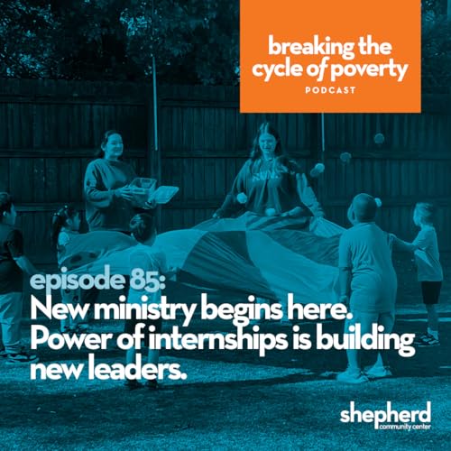 New ministry begins here. Power of internships is building new leaders. Podcast Por arte de portada