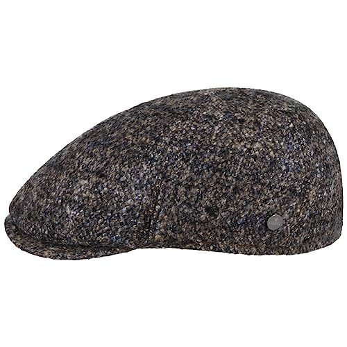 Lierys Volker Wool Flat Cap Men Grey 6 7/8