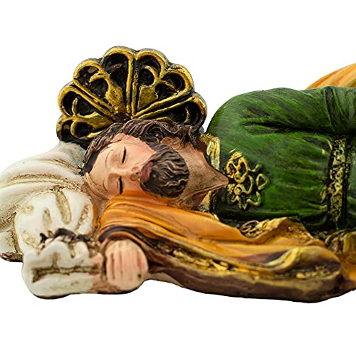 Estatua Decorativa de San José Durmiente 5" miniatura 4