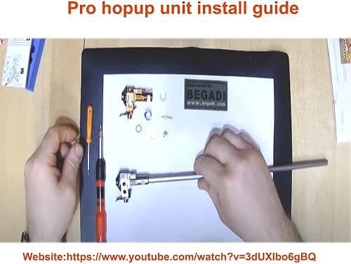 Miniatura 7 de Tactical PRO AEG Hop up Aluminio Cámara LED para M Serie Airsoft Ver.2 Accesorio (Rojo)