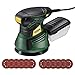 Levigatrice Orbitale 350W, TECCPO 13000 RPM 6 Velocità Regolabili Levigatrice Rotorbitale, 12 Pezzi Carte Vetrate 125mm (80 e 180 grit), Scatola per la Polvere, Per la Decorazione Domestica - TARS22P