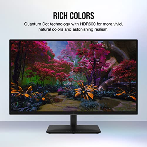 Image of Corsair XENEON 32UHD144-A Gaming Monitor - 32-Inch, IPS UHD (3840 x 2160), AMD FreeSync Premium Adaptive Sync, 144Hz Refresh Rate, 1ms, DisplayHDR600, HDMI 2.1, DisplayPort 1.4, USB-C 3.1 - Black