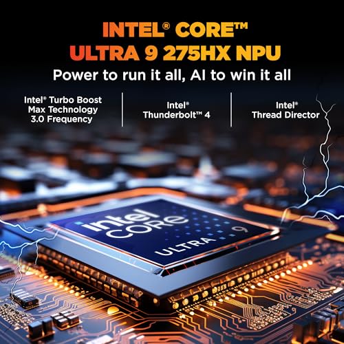 Image of HP Omen 16 Max, Intel Ultra 9 275HX, 12GB NVIDIA RTX 5070 Ti (32GB DDR5,1TB SSD) 240 Hz, 3ms, IPS, WQXGA, 16'' /40.6Cm, Win11, M365* Office24, Black, 2.75Kg, ah0190TX, RGB Backlit, AI Gaming Laptop