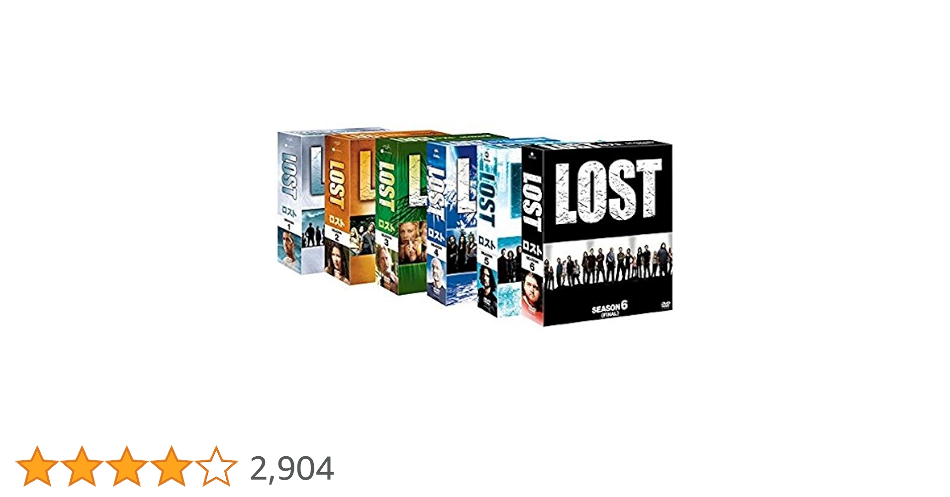 LOST DVD コンプリート　ボックスセット 全6シーズン Amazon.com: Lost Season 6 (Final) Compact Box DVD : Movies & TV