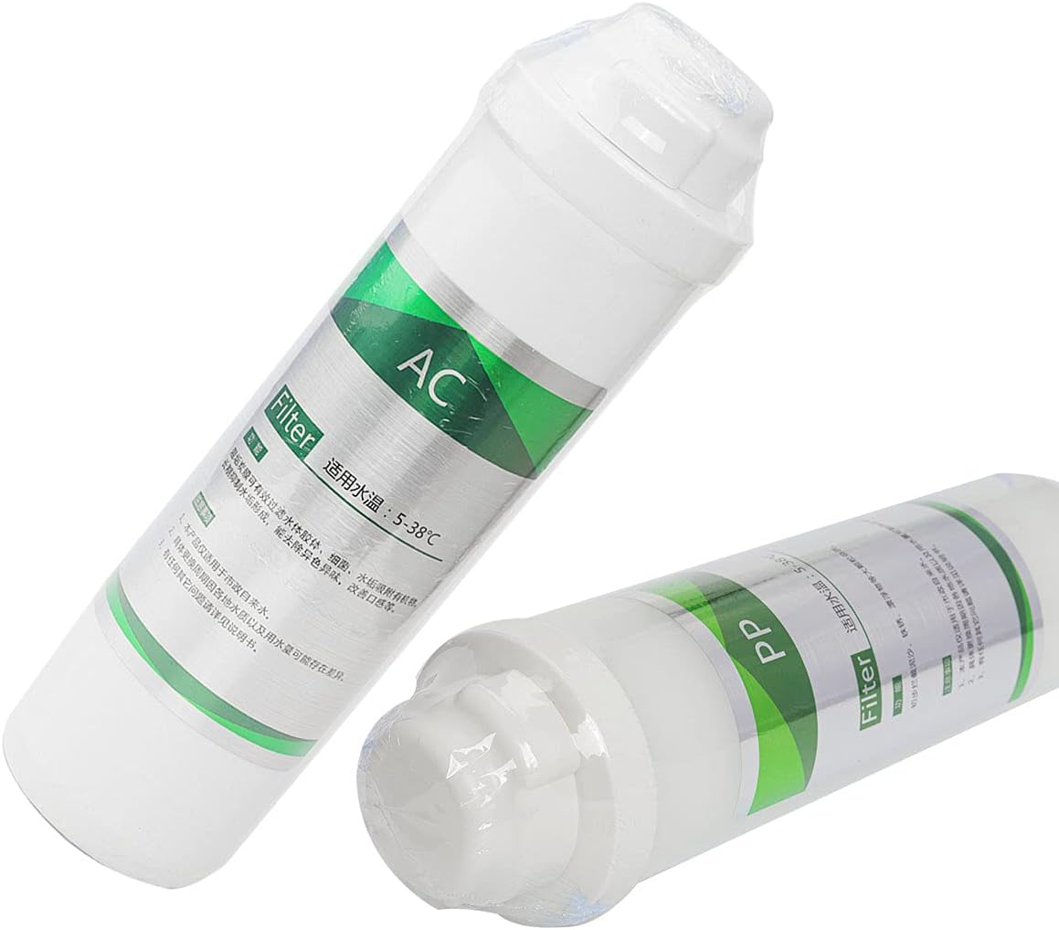 Un juego de repuesto AquaFilter, sistema de purificación de ósmosis inversa, cartucho de purificación de agua de filtro de CA para agua del grifo. Fácil de instalar, fácil de limpiar, seguro y fiable