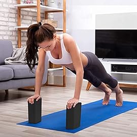 JYSD Fitness Yoga Block Exercise Pilates Foam Brick Set Stretching Training Sport Workout Home
