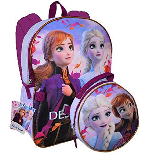 Frozen 2 16" Backpack with Shaped Lunch Bag- FZRB