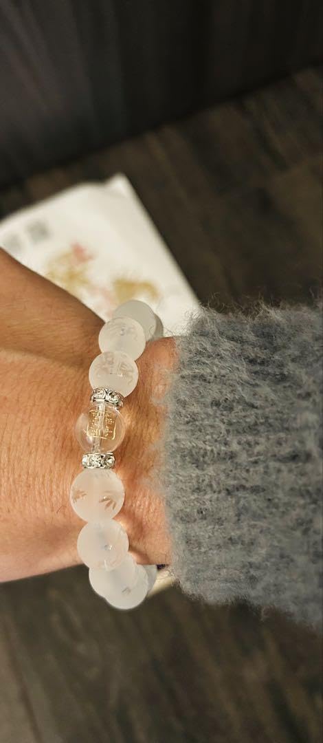 Amazon.co.jp: 小網神社 腕輪御守 龍水晶 大サイズ 12mm 一粒万倍日 珠