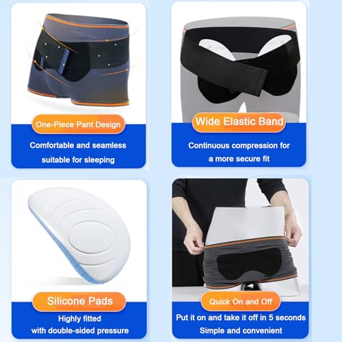 Faja lumbar para hernia para hombre talla M miniatura 5