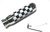 ATEX WhiteBlack Racing Flag Handbrake Emergency Brake Cover for Cooper MKS R56R55 2007~2013