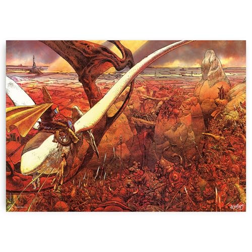 Poster de collection Moebius Arzak Armée tirage de qualité supérieure lithographique