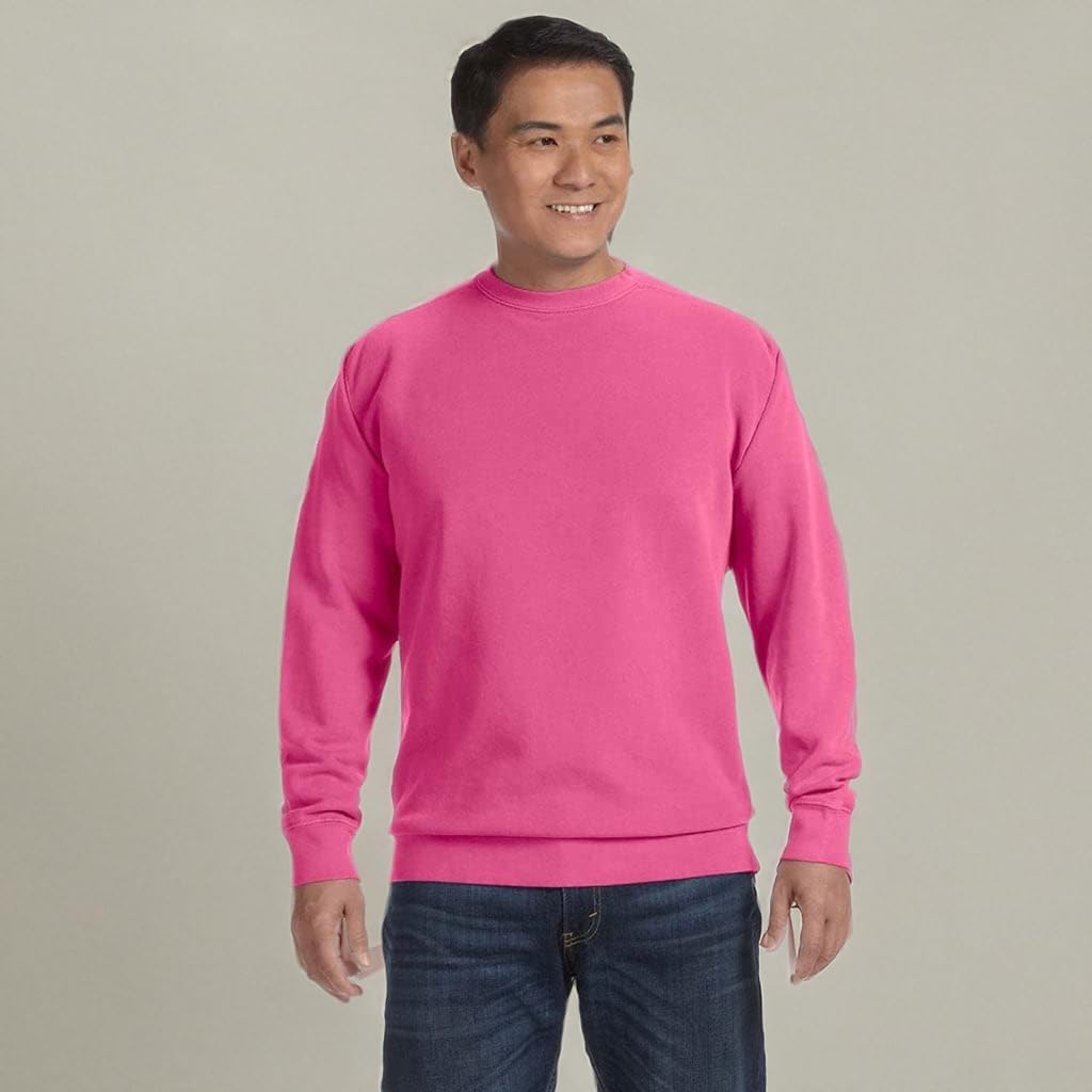 COMFORT COLORS Ring Spun Crewneck Sweatshirt - Seafoam - Image 2