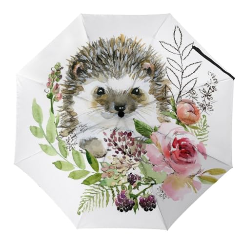 Parapluie pliant automatique compact de style japonais pour homme femme