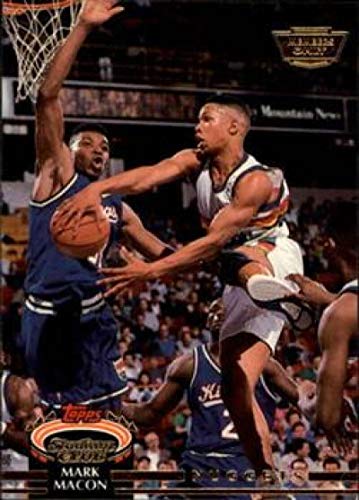 1992-93 Stadium Club Members Only #16 Mark Macon Denver Nuggets (Gold Emblem) NBA Basketball Card NM-MT