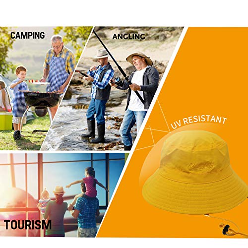 Womens Large Bucket Hats Uv Protection Sun Beach Hiking Hat Outdoor With Detachable Chin Strap Quick Dry Water Resistant #TOP6