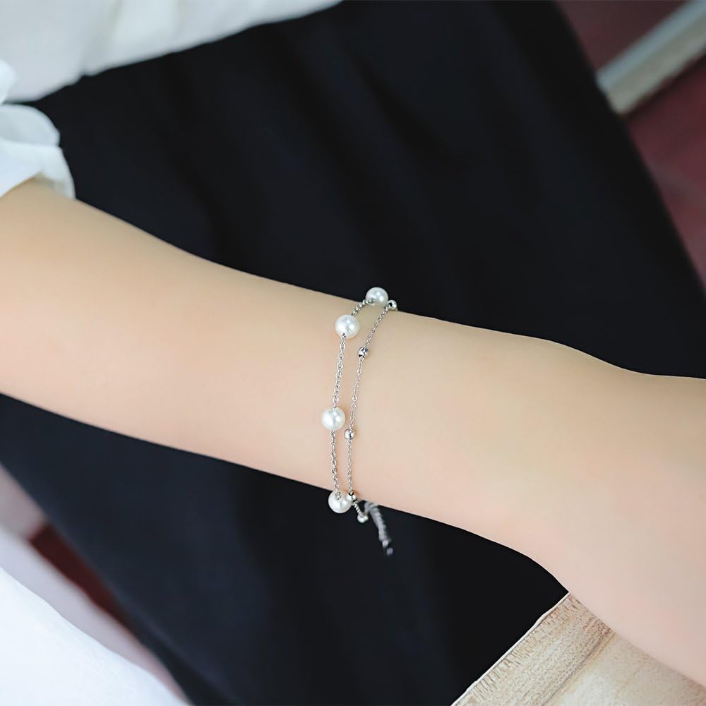 Amazon.co.jp: ブレスレット レディース ピンクゴールド 18k チタン