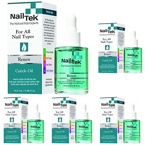 Nailtek Renew Natural Cuticle Oil with Tea Tree, 0.48