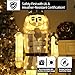 61Inch Nutcracker Christmas Decor Outdoor with LEDs 5 Feet Lighted Large Nutcracker Lighted Christmas Decorations Outdoor with Stakes & Zip Ties for Xmas Yard, Porch, Lawn