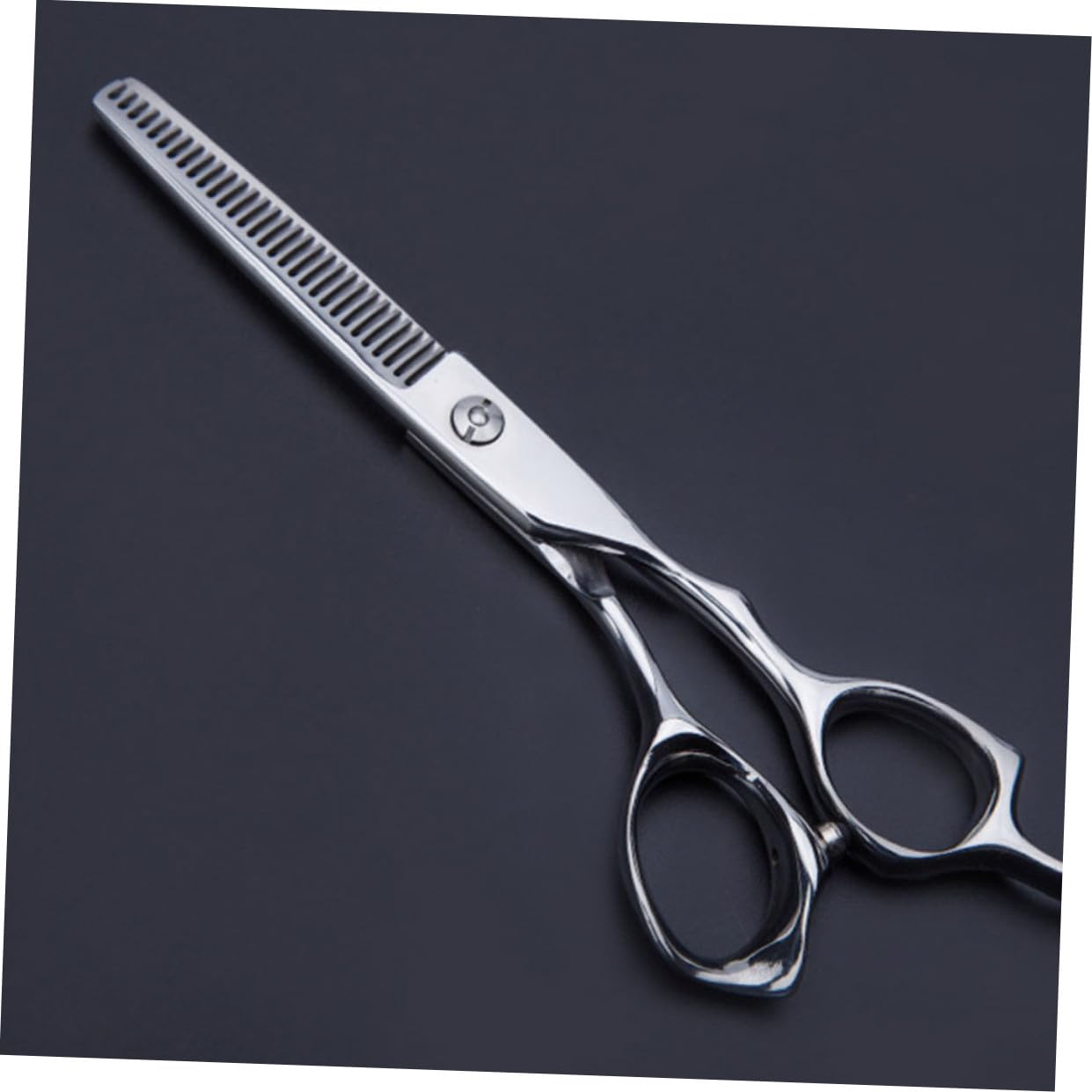 Housoutil Tijeras de Peluquería de Acero Inoxidable, Corte Recto y Vaciado, para Uso Diario en Casa o Salón,