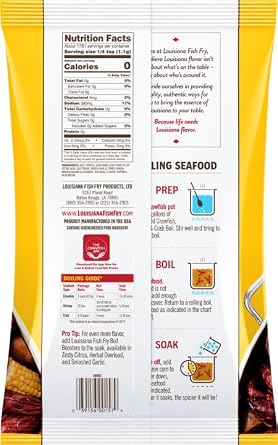 Louisiana Fish Fry Crawfish, Shrimp & Crab Boil Seasoning 4.5lb Bag - Spicy Seafood Powder Seasoning with Chili Crush Drip Boil Combo | Seafood Boil 4.5 lb & Chili Crush Drip 2 oz Combo; seafood-boil seasoning with a Cajun butter seasoning mix for finishing.