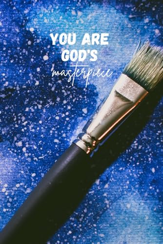 You are God's masterpiece: Simple lined notebook | A5 | 100 pages | Christian inspirational gift for a boy, girl, woman or man | Christian journal for kids or adults