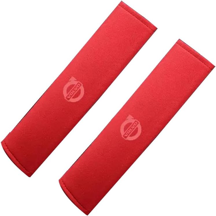 Seat Belt Shoulder pad Car Seat Belt Pads for Volvo S40 S60 S70 S80 S90 C30 C40 C70 V40 XC60, Seatbelt Protector Cover Pads Car Accessories