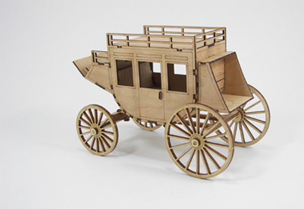 Desktop Wooden Model Kit Western Carriage / YG770